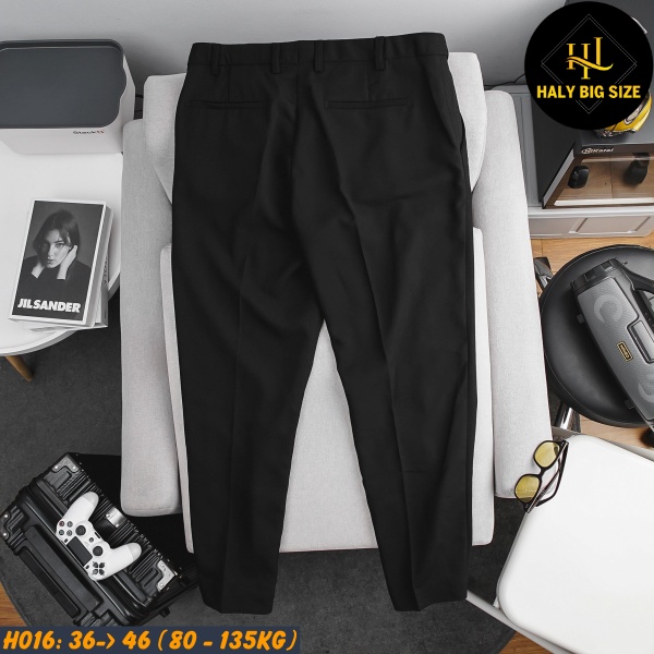 Quần tây nam big size form rộng phối lưng thun co giản [H016:85-130kg]