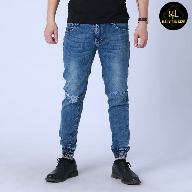 quần jogger chất liệu jean
