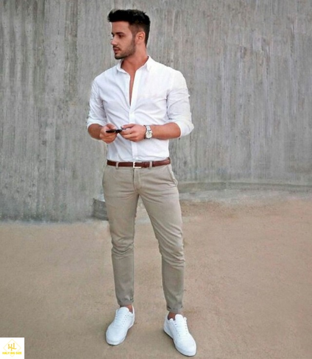 Ket-hop-ao-so-mi-trang-voi-quan-kaki