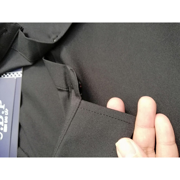 Áo sơ mi nam màu đen size lớn H052