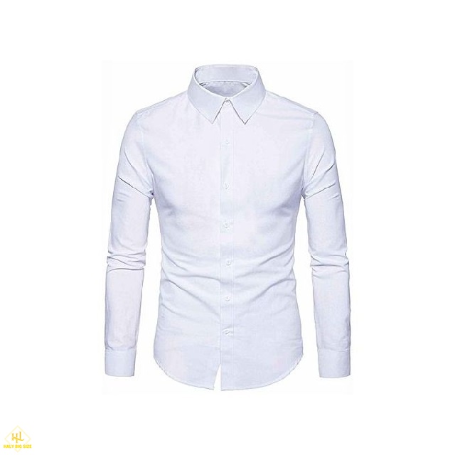 áo sơ mi trắng cho nam mập