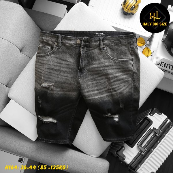Quần short jean nam big size H164