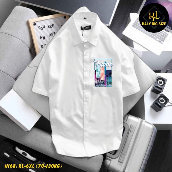 Áo sơ mi nam big size H168