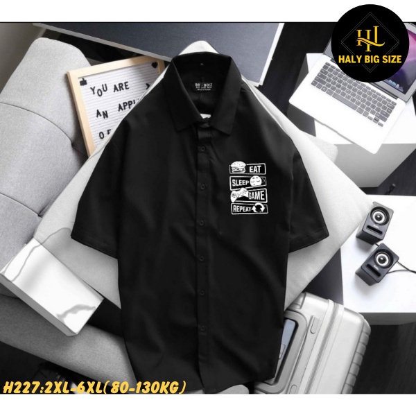 áo sơ mi nam big size H227