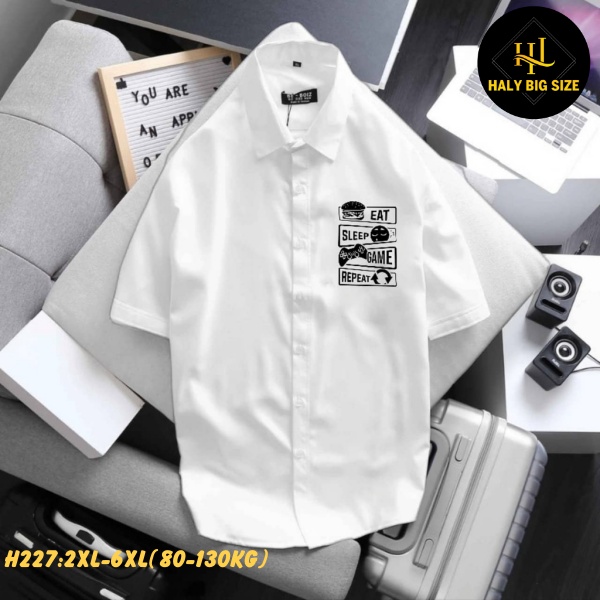 áo sơ mi nam big size H227