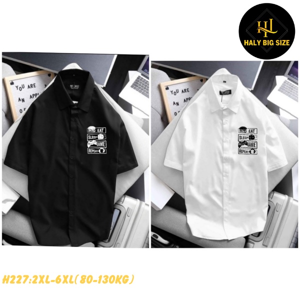 Áo sơ mi nam big size H227