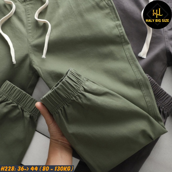 Quần jogger kaki nam big size H228