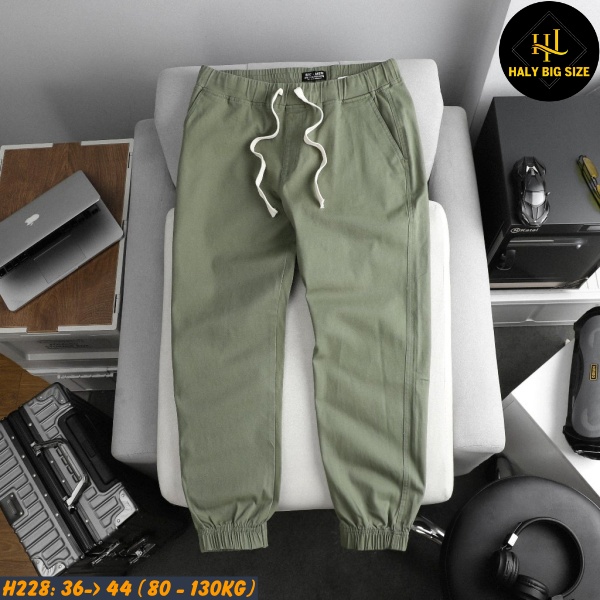 Quần jogger kaki nam big size H228