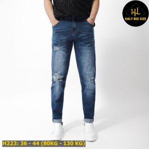 quần jean nam big size h223