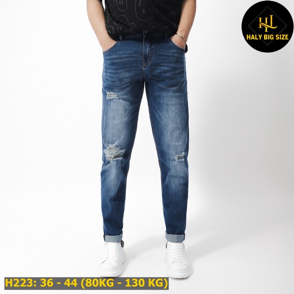 quần jean nam big size h223