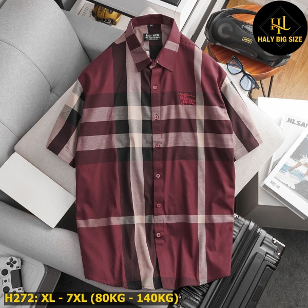 áo sơ mi nam big size h272