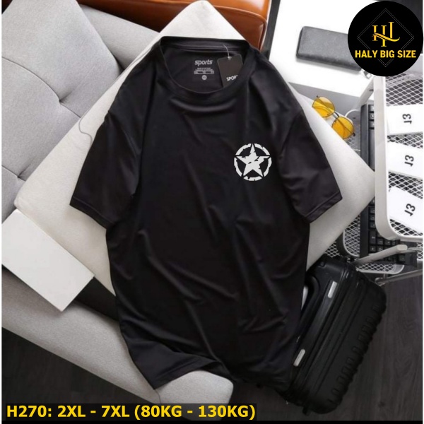 áo thun nam big size h270