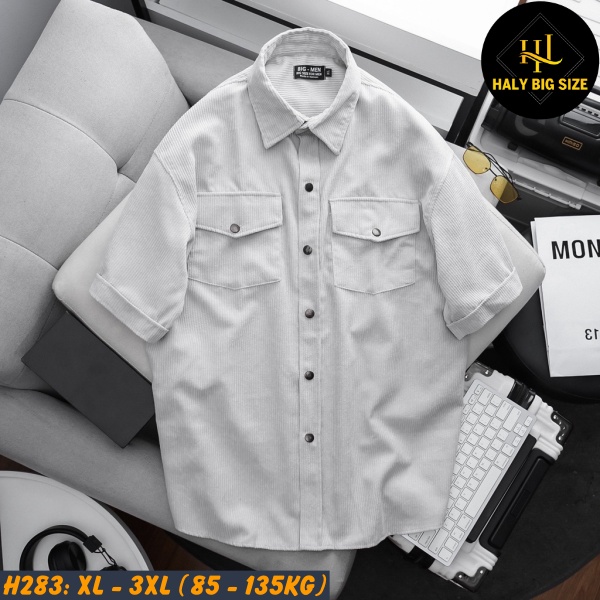 Áo sơ mi nam big size H283
