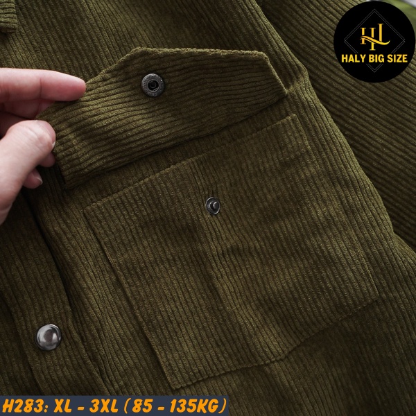 Áo sơ mi nam big size H283