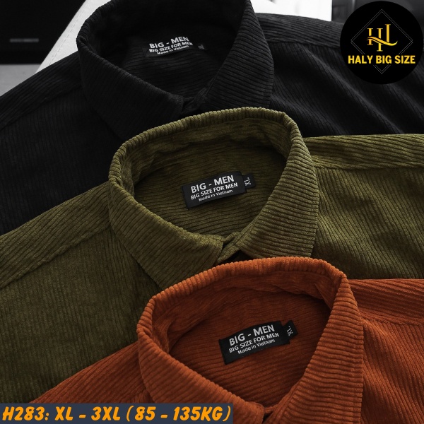 Áo sơ mi nam big size H283