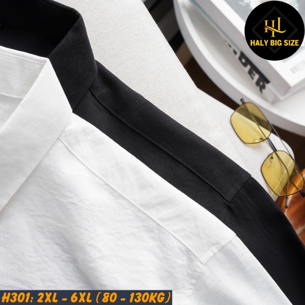 Áo sơ mi tay dài nam big size H301