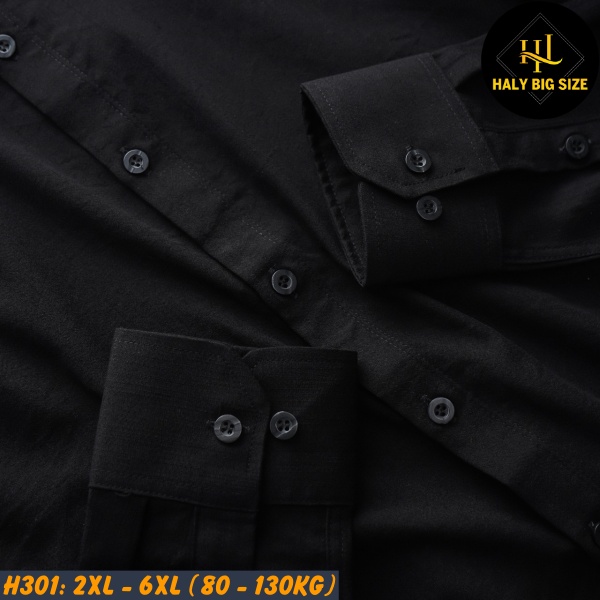 Áo sơ mi tay dài nam big size H301