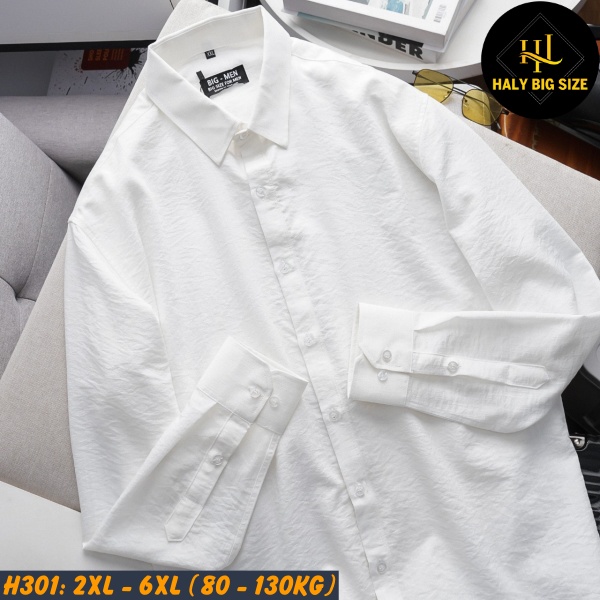 Áo sơ mi tay dài nam big size H301