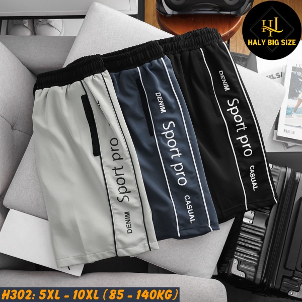 Quần short thun nam big size H302