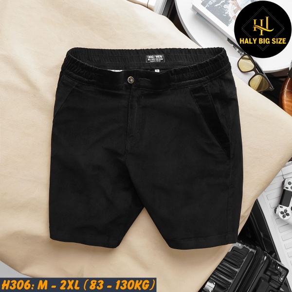 Quần short nhung tăm nam big size H306