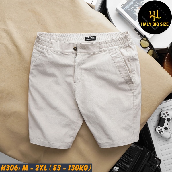 Quần short nhung tăm nam big size H306