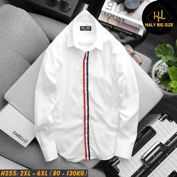 Áo sơ mi nam big size H255