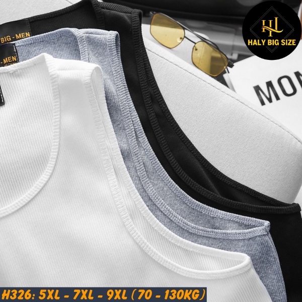 Áo thun ba lỗ nam big size H326