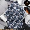 Áo sơ mi nam big size tay ngắn cổ đăng hoạ tiết H332