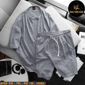 Đồ bộ nam big size mùa hè mát mẻ H335