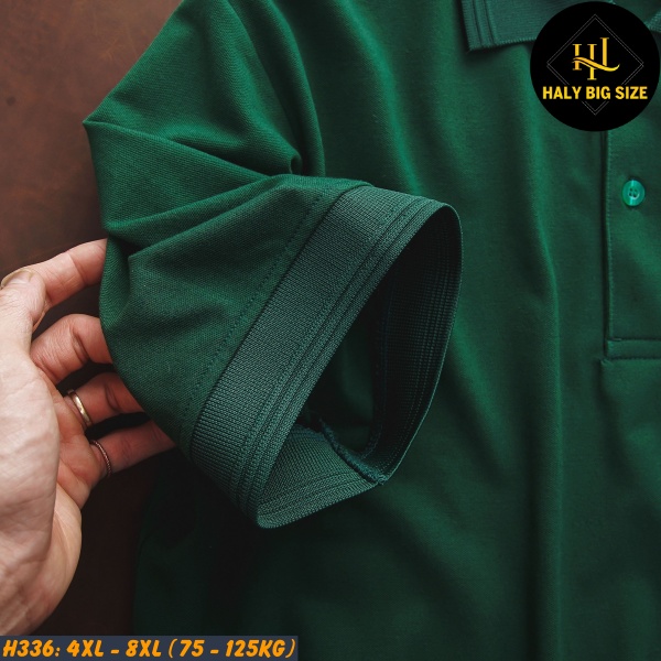 Áo thun polo nam big size cá sấu cotton H336