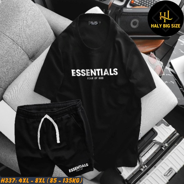 Đồ bộ nam big size "essentials" H337