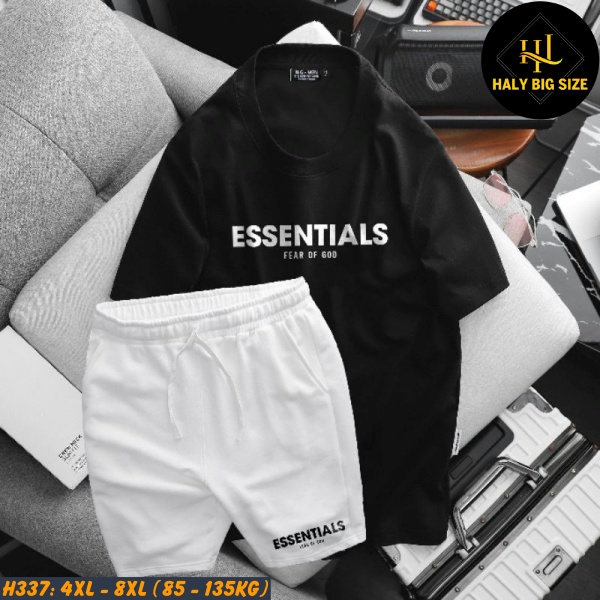 Đồ bộ nam big size "essentials" H337