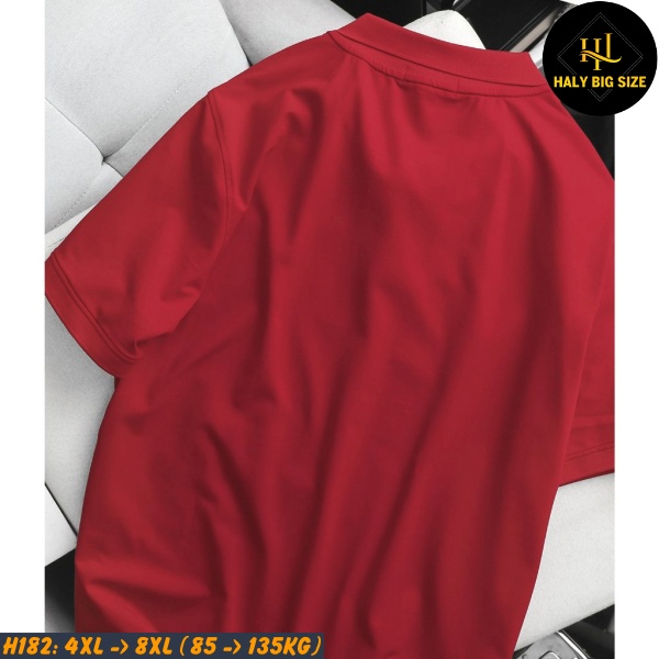 Áo polo nam big size trơn H182