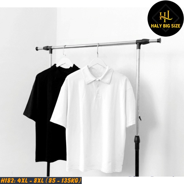 Áo polo nam big size trơn H182