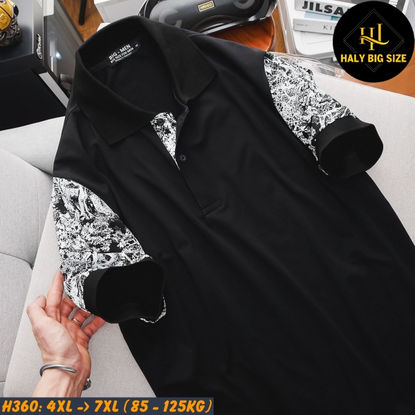 Áo thun polo nam big size H360