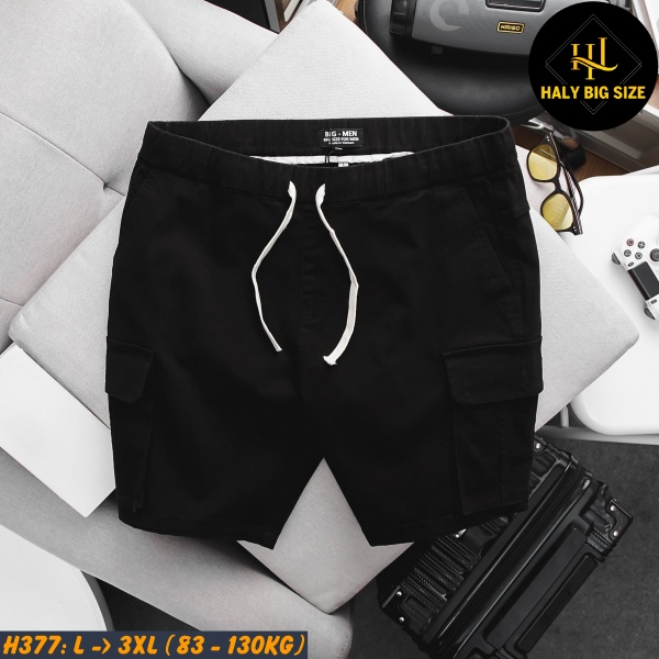 Quần short kaki nam big size H376