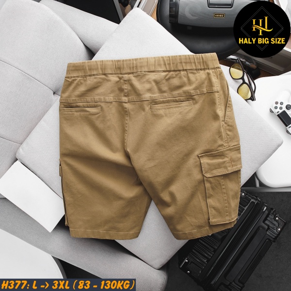 Quần short kaki nam big size H376