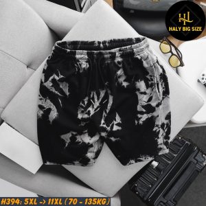 Quần short nam big size wash 2 màu lạ H394