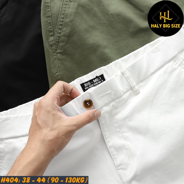 Quần short kaki nam big size H404