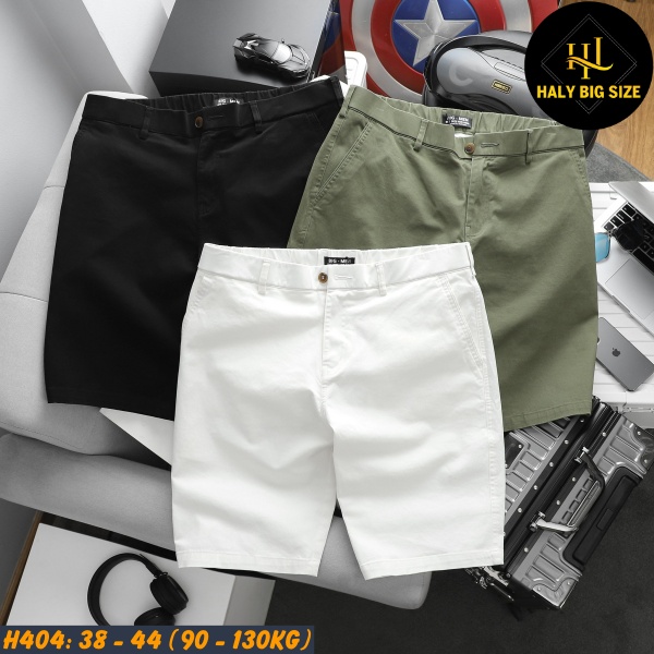 Quần short kaki nam big size H404