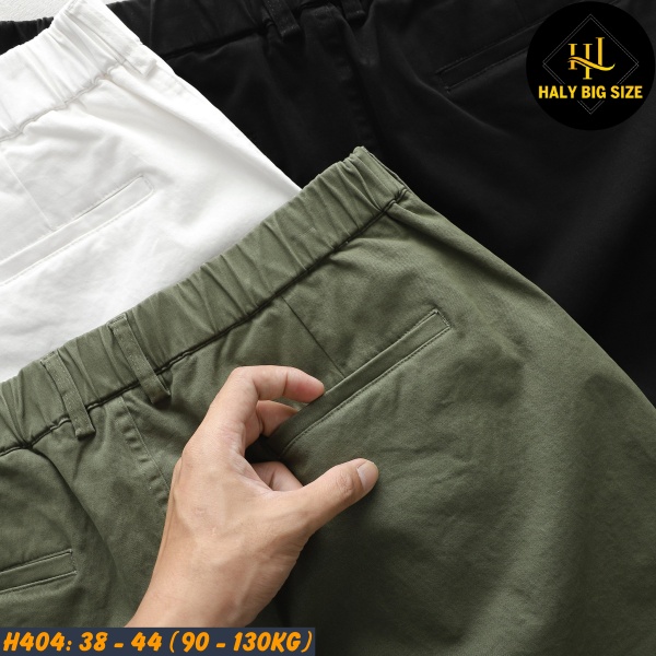 Quần short kaki nam big size H404