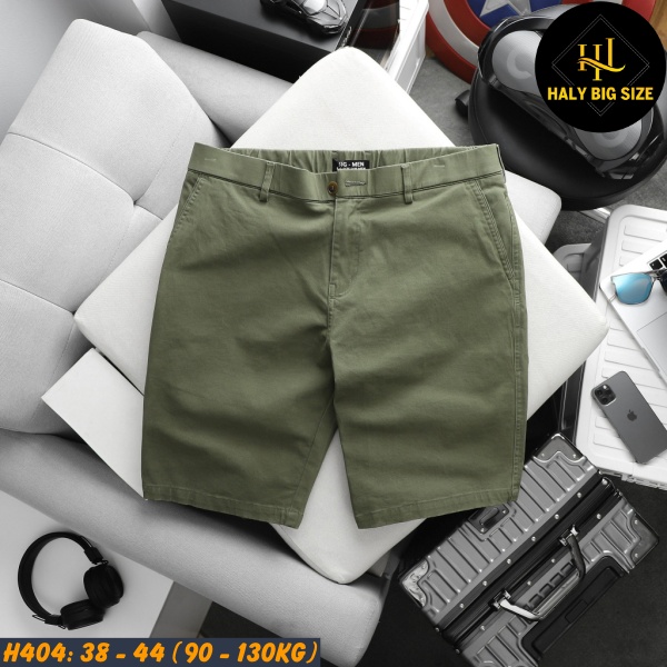 Quần short kaki nam big size H404