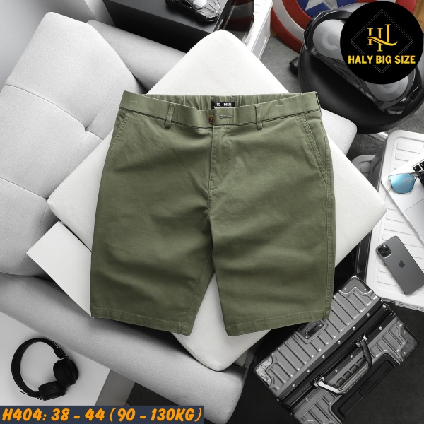 Quần short kaki nam big size H404
