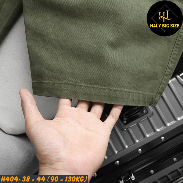 Quần short kaki nam big size H404