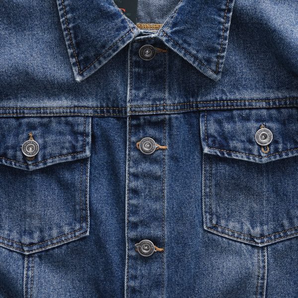 Áo khoác nam big size jean wash H416