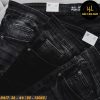 Quần short jean nam big size wash tông đen H417