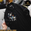 Áo polo nam big size đen thêu hình chim H434