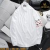 Áo sơ mi nam big size thêu họa tiết tay H444