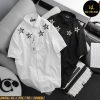 Áo sơ mi nam big size tay ngắn in hình ngôi sao H456