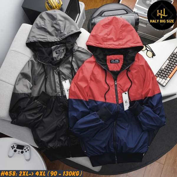 Áo khoác nam big size vải dù H458